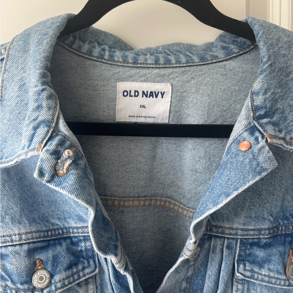 Old Navy Light Blue Denim Jacket - Picture 2 of 5